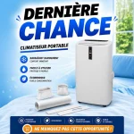 Climatiseur Mobile 4 En 1 - 12 000 Btu - Chauffage - Déshumidificateur – Image 3