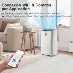 5 en 1 Climatiseur Mobile Wifi 14000BTU – Image 5